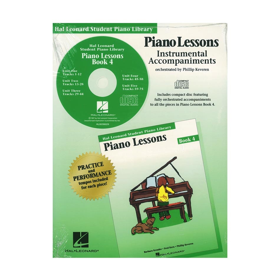 HAL LEONARD Hal Leonard Student Piano Library - Piano Lessons 4 (CD Only) CD HAL LEONARD Hal Leonard Student Piano Library - Piano Lessons 4 (CD Only) CD