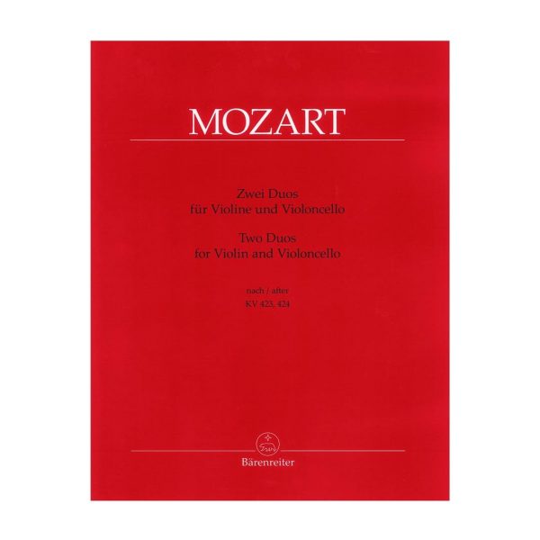 Barenreiter Mozart - Two Duos for Violin and Violoncello Βιβλίο για σύνολα
