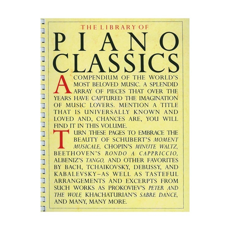 AMSCO Publications The Library of Piano Classics Βιβλίο για πιάνο AMSCO Publications The Library of Piano Classics Βιβλίο για πιάνο