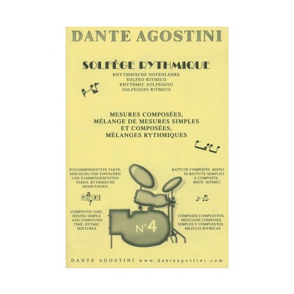 Dante Agostini Agostini - Solfege Rythmique, Vol.4 Βιβλίο Solfege