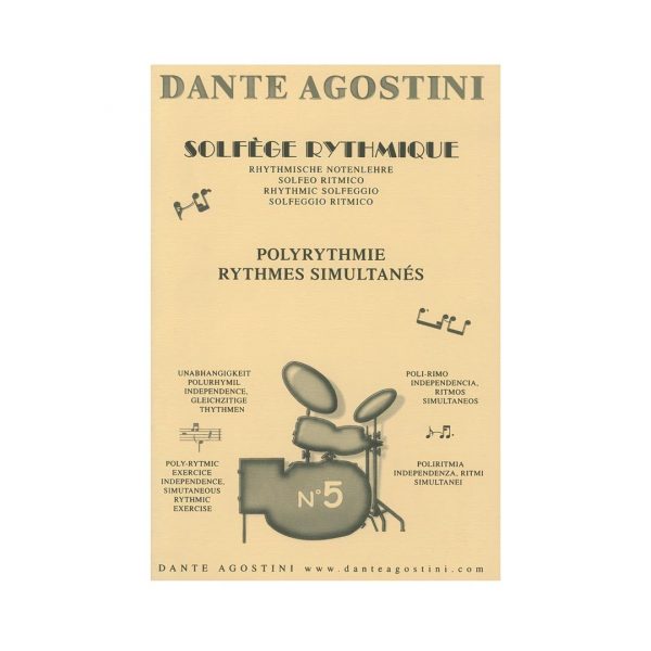 Dante Agostini Agostini - Solfege Rythmique, Vol.5 Βιβλίο Solfege