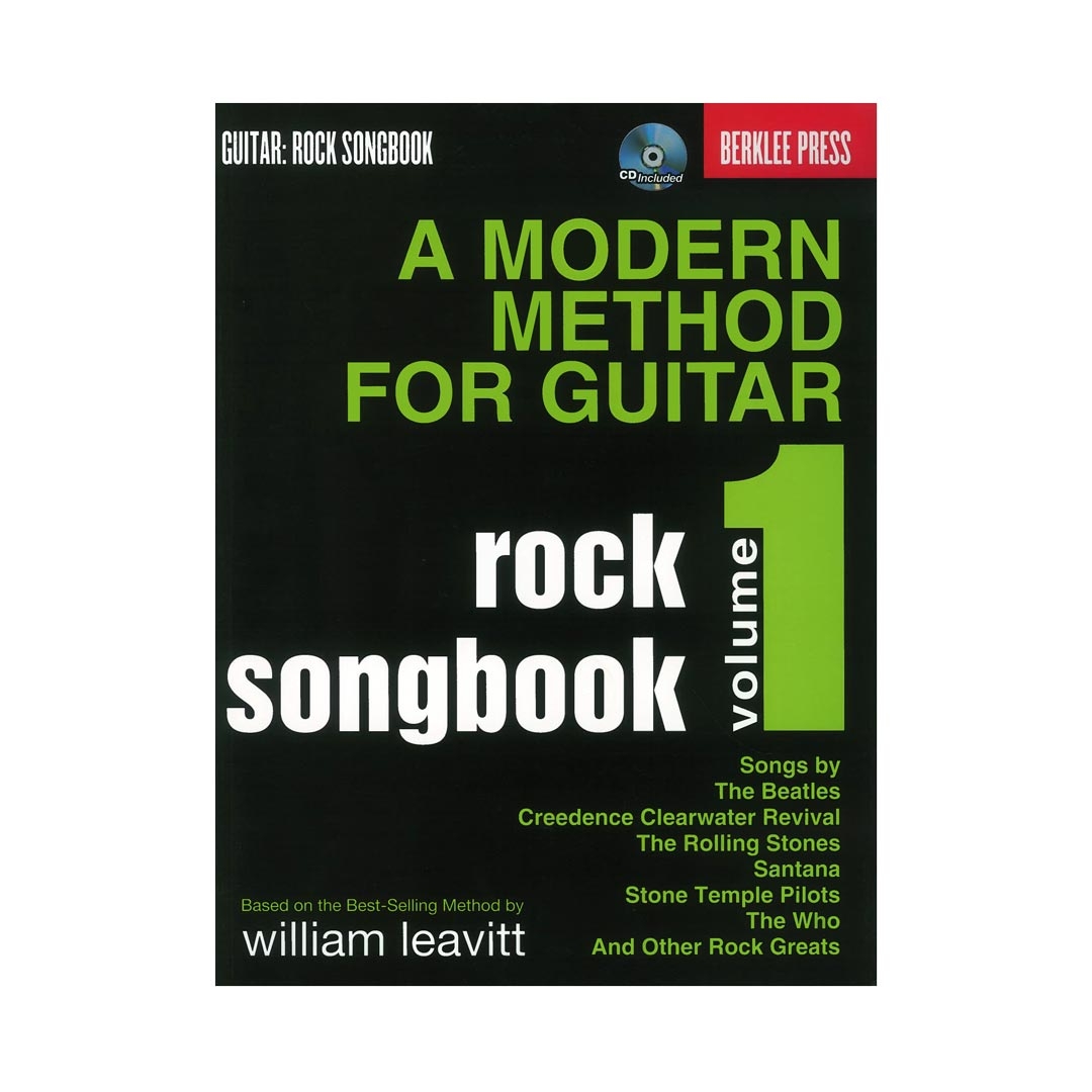 Berklee Leavitt - A Modern Method For Guitar: Rock Songbook Volume 1 & CD Βιβλίο για ηλεκτρική κιθάρα Berklee Leavitt - A Modern Method For Guitar: Rock Songbook Volume 1 & CD Βιβλίο για ηλεκτρική κιθάρα