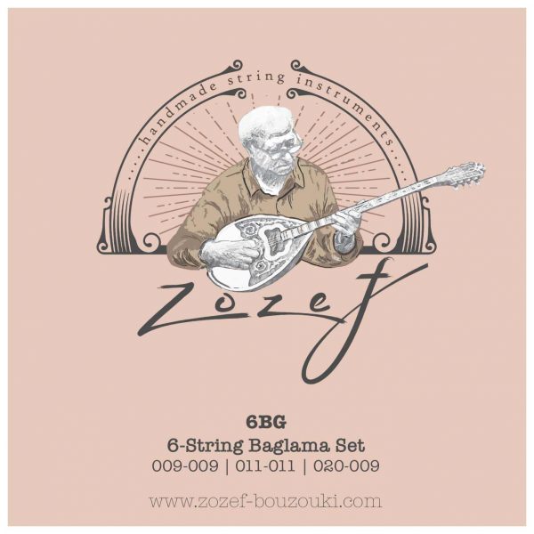 Zozef 6BG 009-020 Σετ χορδές μπαγλαμά