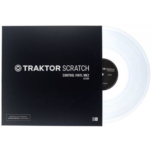 Native Instruments Traktor Scratch Control Vinyl MKII CLEAR Native Instruments Traktor Scratch Control Vinyl MKII CLEAR
