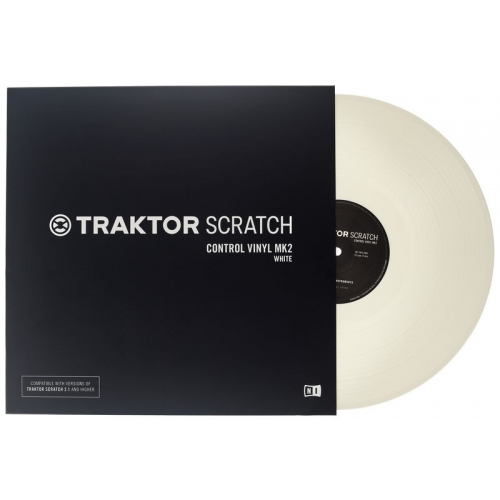 Native Instruments Traktor Scratch Control Vinyl MKII WHITE Native Instruments Traktor Scratch Control Vinyl MKII WHITE