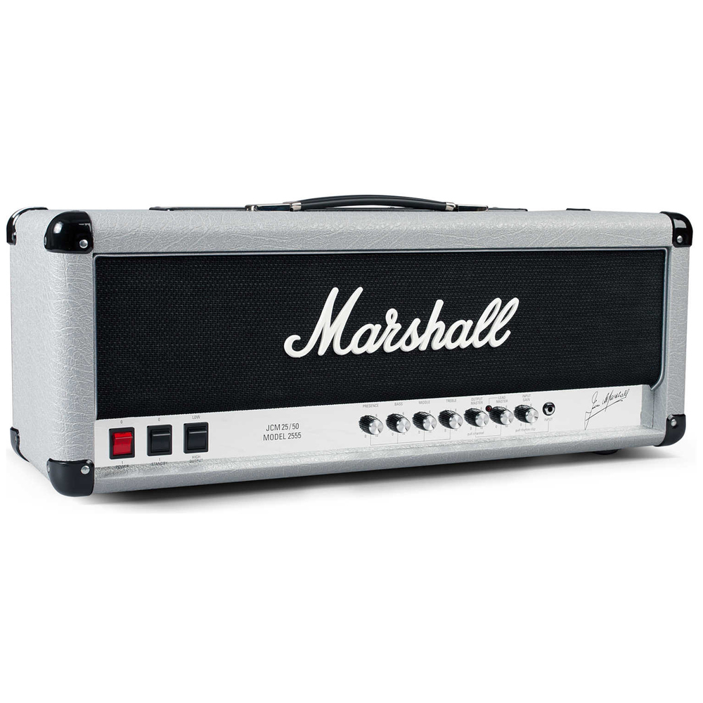 MARSHALL 2555X GUITAR AMPLIFIER HEAD 100W JCM 25/50 2555 SILVER MARSHALL 2555X GUITAR AMPLIFIER HEAD 100W JCM 25/50 2555 SILVER