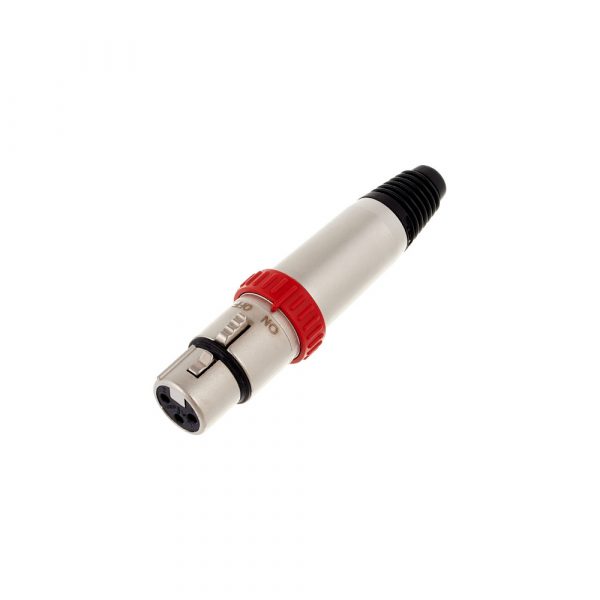 NEUTRIK 3-FXS 3 POLE FEMALE CABLE CONNECTOR, ON-OFF SWITCH