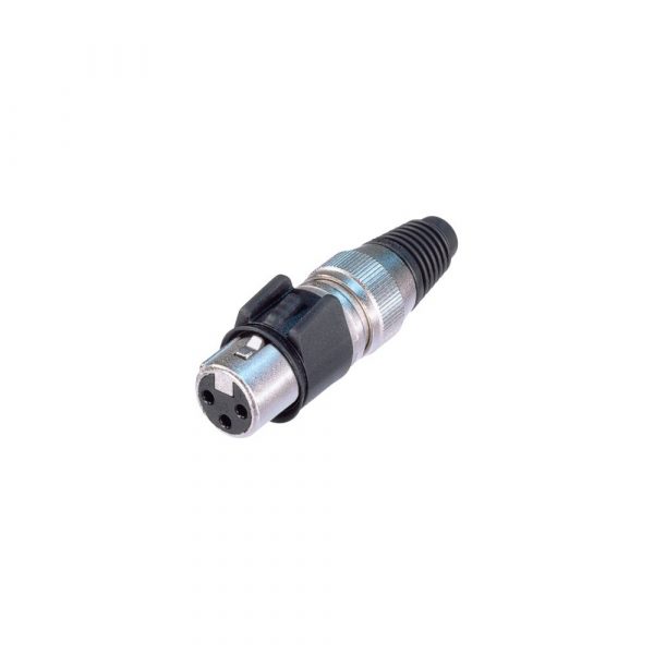 NEUTRIK 3-FX HD 3 POLE FEMALE CABLE CONNECTOR, "HEAVY DUTY"