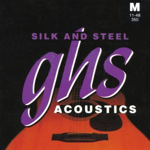 GHS 350 ACOUSTIC GUITAR STRINGS SILK AND STEEL MEDIUM