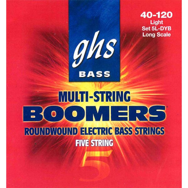 GHS 5L-DYB BASS STRINGS 5-STR BOOMERS