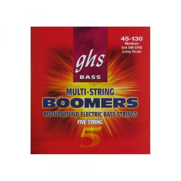 GHS 5M8000 BASS STRINGS PROGRESSIVES MEDIUM 5-STR 45-13