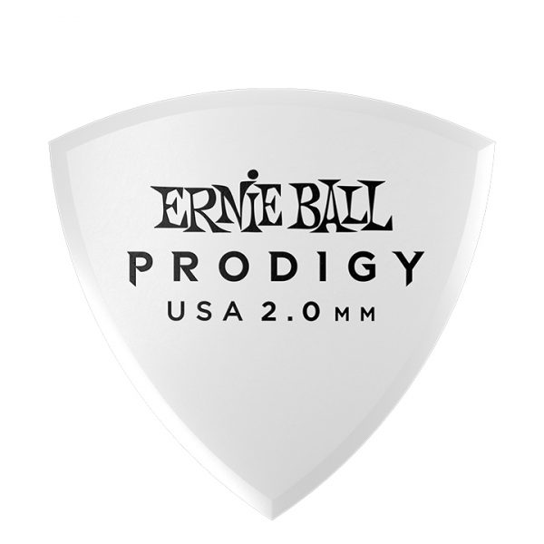 Ernie Ball 9337 Black Shield Prodigy 2.0mm White Πέννα (1 Τεμάχιο)
