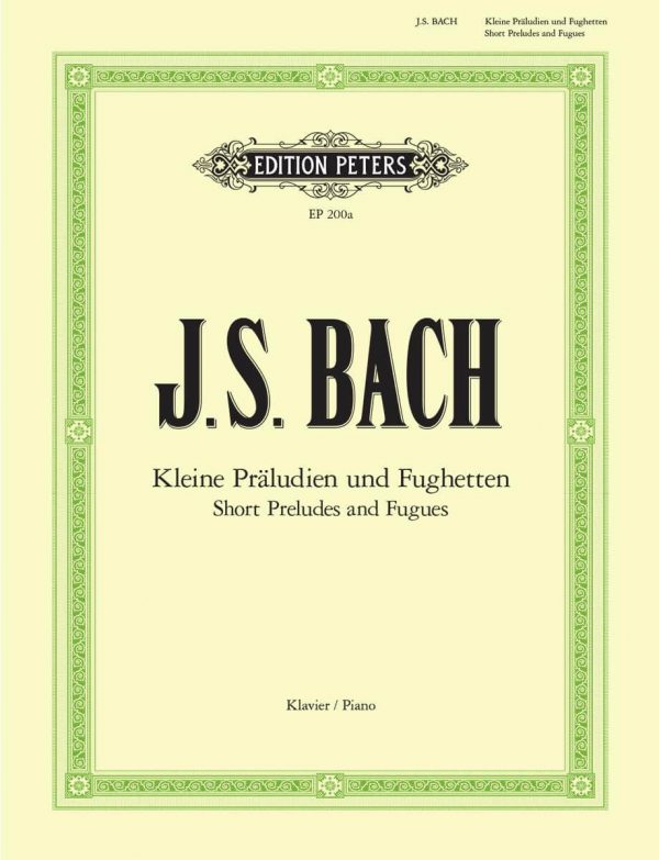 BACH KLEINE PRALUDIEN UND FUGHETTEN