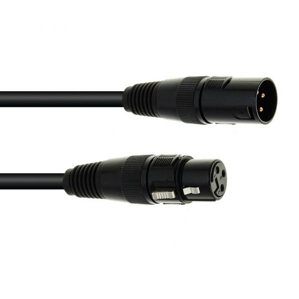 EUROLITE DMX-XLR 3PIN 5M Καλώδιο DMX XLR 3pin 5m μαύρο