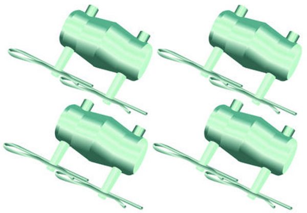 ALUTRUSS DQ4 CONNECTION DQ4 CONNECTING CONE/PIVOT/PIN