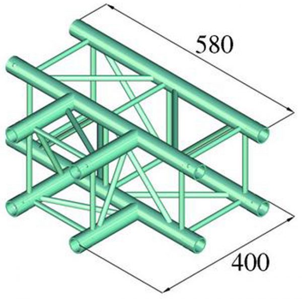 ALUTRUSS DQ4 PAT-35 3 WAY T-PIECE 90