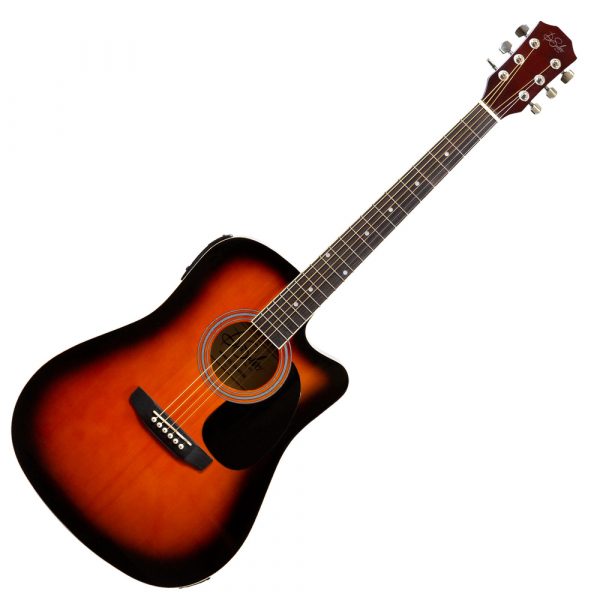 DESALVO DS AG1CEQSB ΗΛΕΚΤΡΑΚΟΥΣΤΙΚΗ ΚΙΘΑΡΑ CUT/EQ GLOSS SUNBURST