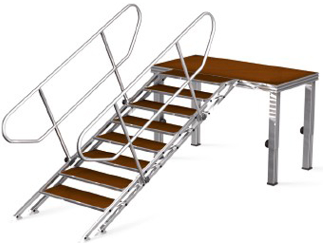EUROTRUSS ED-AS-SPS-10 ADJUSTABLE STAIRS FROM 100cm UPTO 180cm EUROTRUSS ED-AS-SPS-10 ADJUSTABLE STAIRS FROM 100cm UPTO 180cm