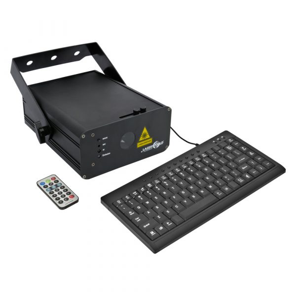 LASERWORLD EL-500RGB KeyTEXT RGB LASER 490mW με KEYBOARD για αποτύπωση γραμματο