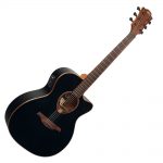LAG GLA T118ACE-BLK ELECTRIC ACOUSTC GUITAR TRAMONTANE 118A CUTAWAY BLACK