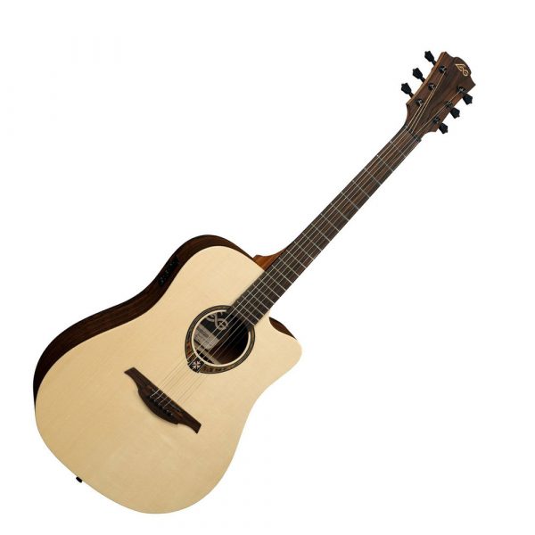 LAG GLA T270DCE ELECTRIC ACOUSTC GUITAR DREANOUGHT SNAKEWOOD CWY