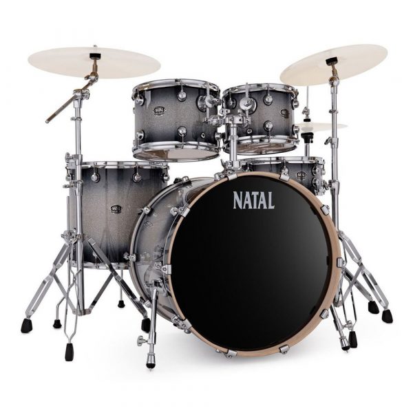 NATAL KAR-UF22-BSS ARCADIA UF22 KIT         BLACK/SILVER SPARKLE FADECHROME HARDWARE