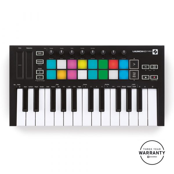 NOVATION LAUNCHKEY MINI MK3 MINI-KEY INSTRUMENT FOR MAC & IPAD & PC