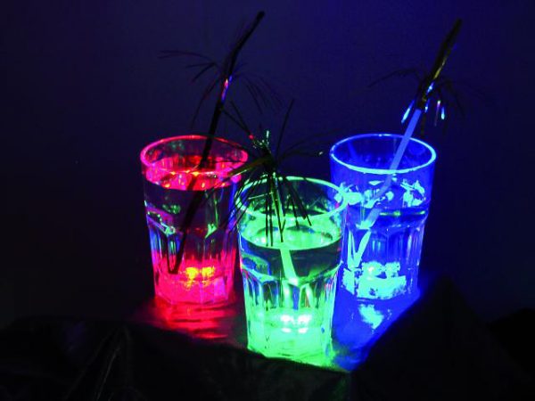EUROLITE LED GLASS 11.5CM DRINK GLASS LED RGB 11.5
