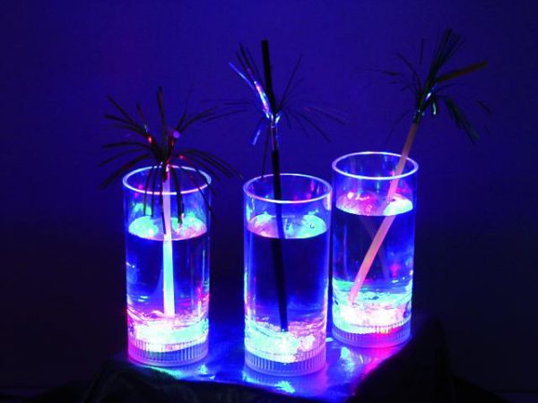 EUROLITE LED GLASS 14CM DRINK GLASS LED RGB 14CM