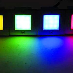 EUROLITE LED REC.MILKY 9 GRN DECORATIVE 9-LED LIGHT GREEN