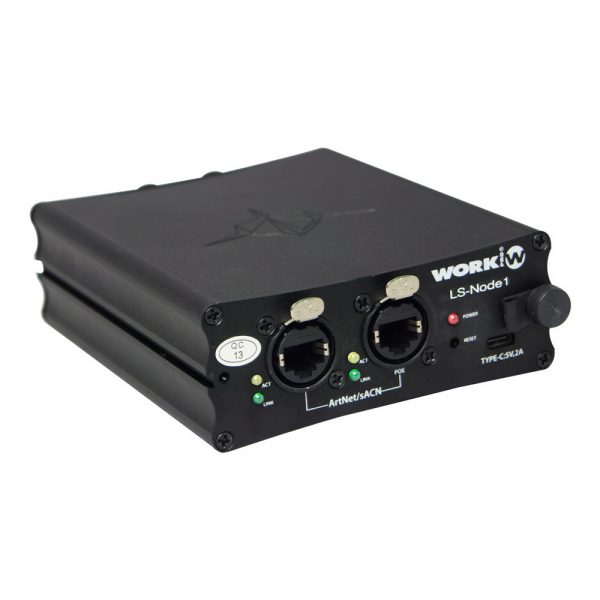 WORK LS NODE 1 ΜΕΤΑΤΡΟΠΕΑΣ ARTNET DMX/RDM STREAMING DEVICE