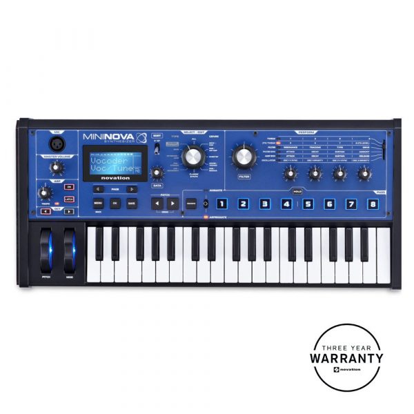 NOVATION MININOVA SYNTH ΜΕ 37 ΜΙΝΙ ΠΛΗΚΤΡΑ 18 ΝΟΤΕΣ ΠΟΛΥΦΩΝΙΑ