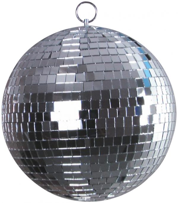 EUROLITE MIRROR BALL 30 SAFETY MIRROR BALL WITH SECOND EYELET 30cm