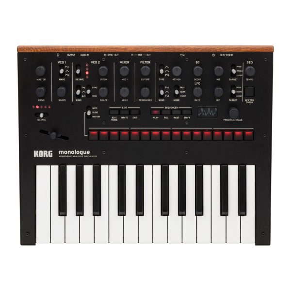 KORG MONOLOGUE-BK MONOPHONIC ANALOG SYNTHESIZER BLACK