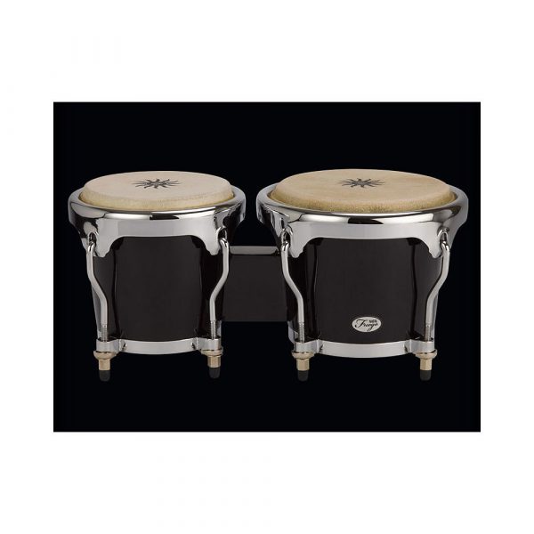 NATAL NFU67B-HC WOOD BONGOS CHROME HARDWARE BLK GLOSS