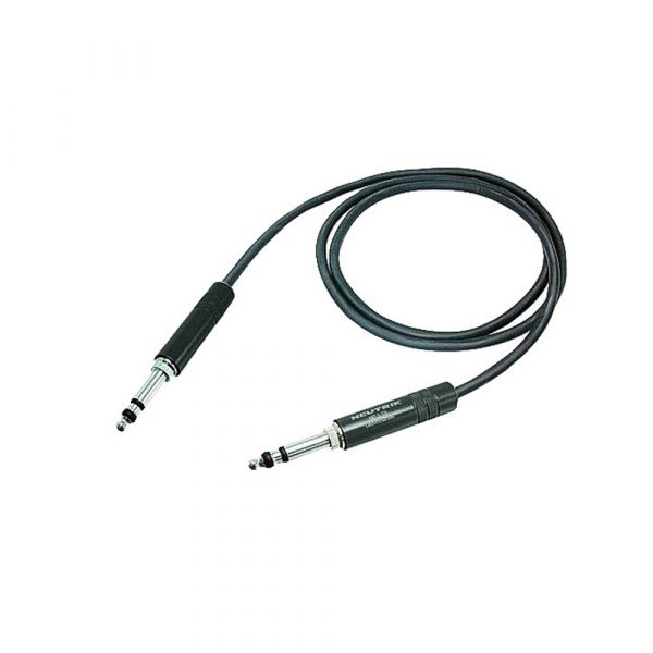 NEUTRIK NKTB-05B 1/4'AUDIO PATCH CORD 60cm BLAC