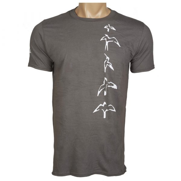 PRS GUITARS PRS-CBIRD-L PRS CHARCOAL BIRDS T-SHIRT - LARGE