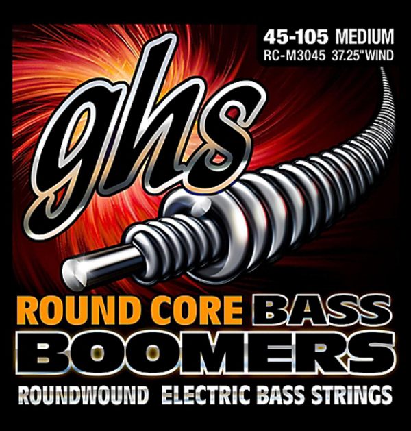 GHS RC-M3045 BASS STRINGS ROUND CORE BOOMERS MEDIUM