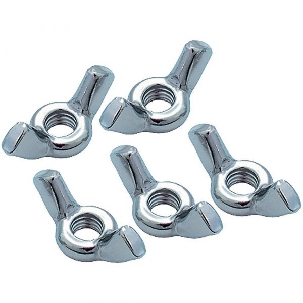 GIBRALTAR SC-13E 8MM LT DUTY WING NUT 5/PK