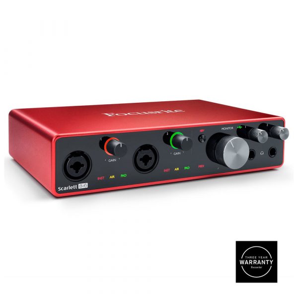 FOCUSRITE SCARLETT 8I6 3RD GEN ΚΑΡΤΑ ΗΧΟΥ USB 8IN/6OUT