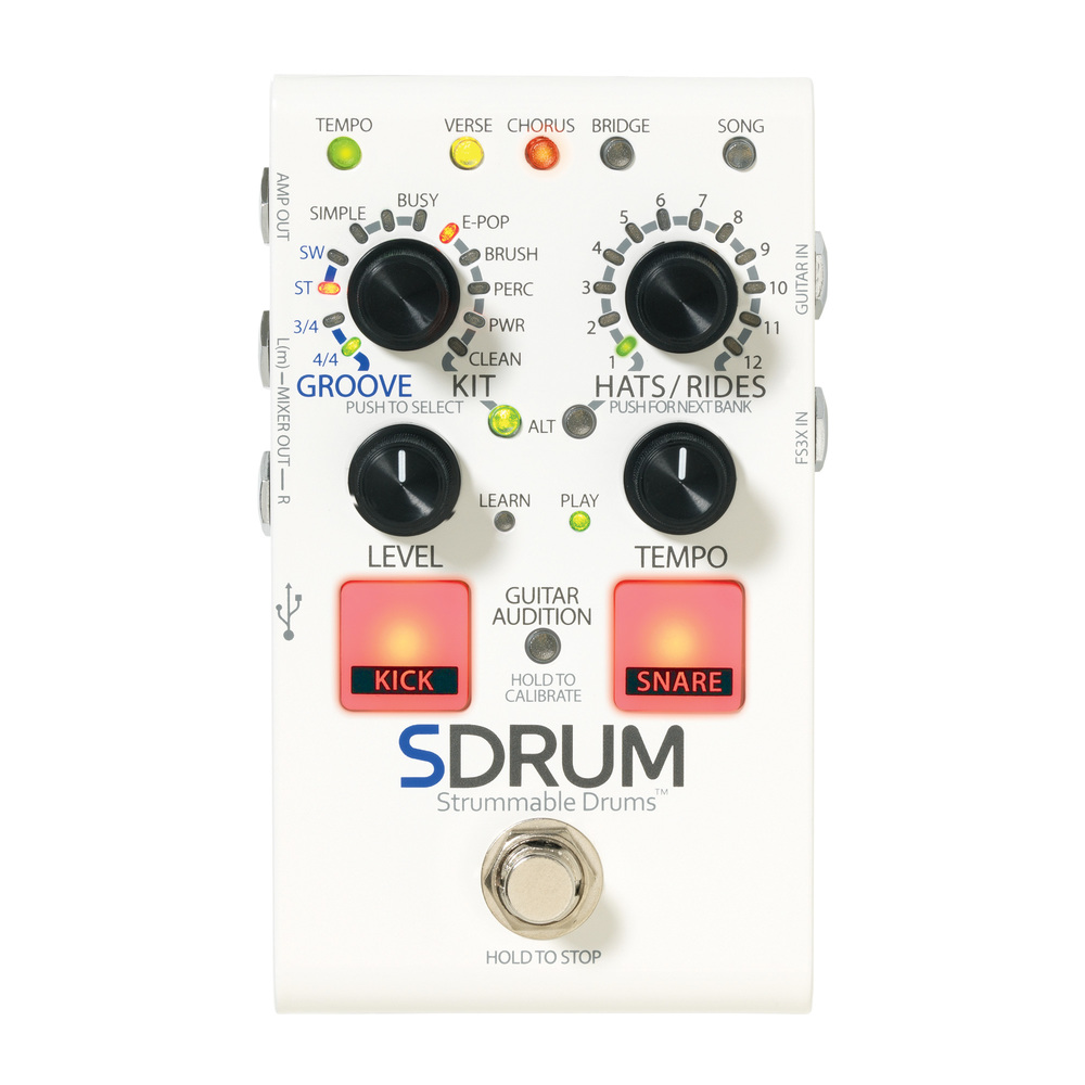 DIGITECH SDRUM STRUMMABLE DRUMS PEDAL DIGITECH SDRUM STRUMMABLE DRUMS PEDAL