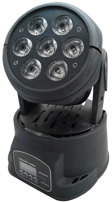 STARAY ST-1025 LED MOVING HEAD 7X10W RGBW BLACK STARAY ST-1025 LED MOVING HEAD 7X10W RGBW BLACK