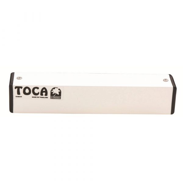 TOCA PERCUSSION T-2208 SHAKER 8'' ALUMINIUM SQUARE WHITE