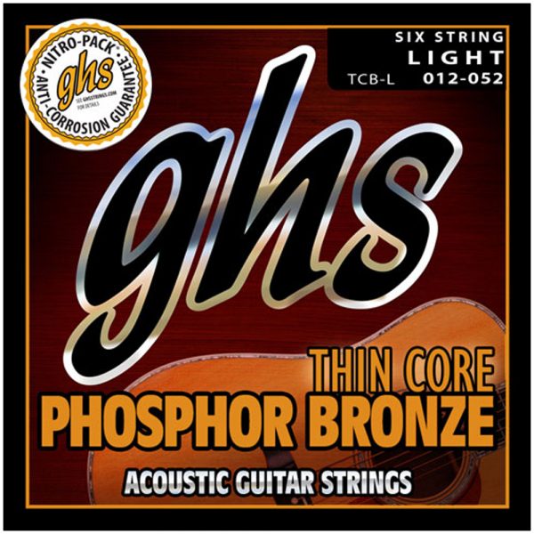 GHS TCB-L ΣΕΤ ΧΟΡΔΕΣ THIN CORE PH. BRONZE LIGHT 012-052