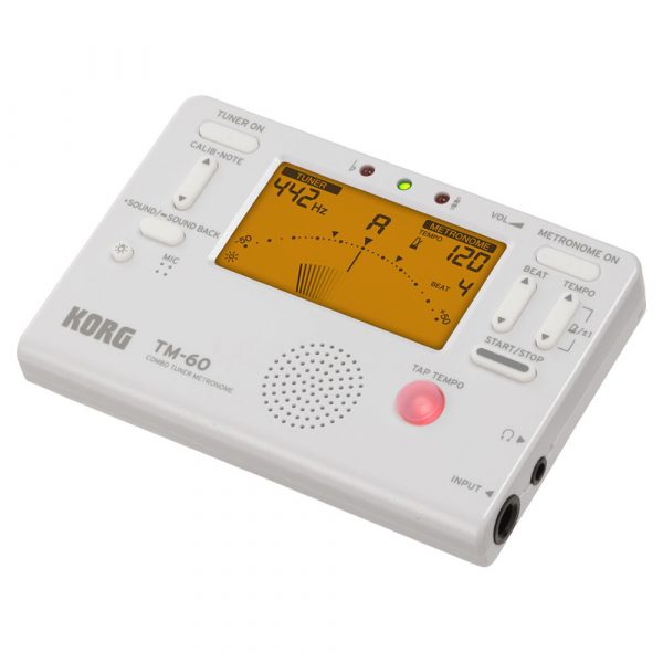 KORG TM-60-WH DIGITAL TUNER/METRONOME WHITE