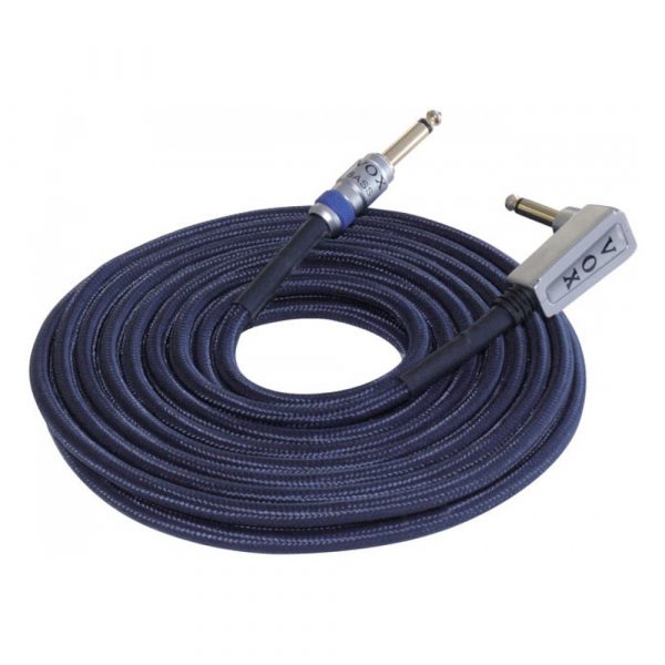 VOX VBC-13BL BASS CABLE 4m ANGLE BLUE