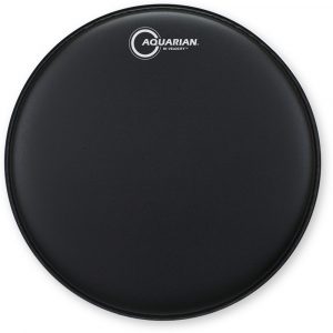 AQUARIAN VEL14BK HI-VELOCITY 14-INCH SNARE DRUM HEAD WITH DOT BLK