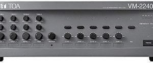 TOA VM-2120 ER MIXER AMPLIFIER 4 INPUTS 120W/100V 5 ZONES