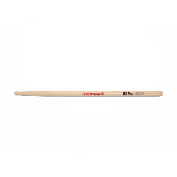 WINCENT W-55FRTXL 55F XL ROUND TIP HICKORY DRUM STICKS