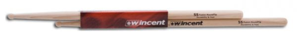 WINCENT W-55FRT HICKORY DRUMSTICKS ROUND TIP FUSION